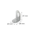 Møbelvinkel 41 x 26 x 23 mm - 4 stk.